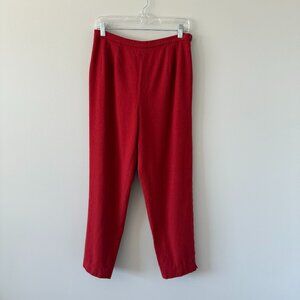 Vintage Brick-Red Trouser, Best for Size 8